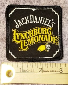 Vintage Jack Daniel's Lynchburg Lemonade Patch Iron-On Embroidered NEW - Picture 1 of 1