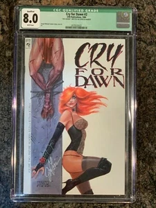 Cry for Dawn #2 1990 CFD Publications CGC 8.0 Signed by Joe Linsner - Picture 1 of 2
