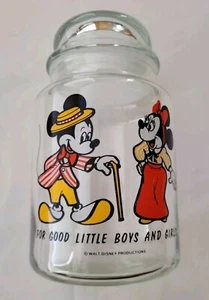 Mickey and Minnie Mouse - 6 in Disney Candy Jar - For Good Little Boys And Girls - Picture 1 of 11