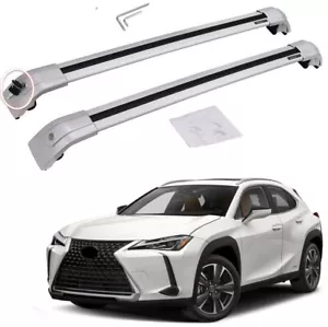 2P for Lexus UX UX250H UX200 2019-2021 Roof Rack Cross Bar Luggage Rail - Picture 1 of 6