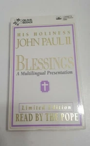 His Holiness John Paul II Blessing Multilingual Presentation Audio Cassette - Picture 1 of 3