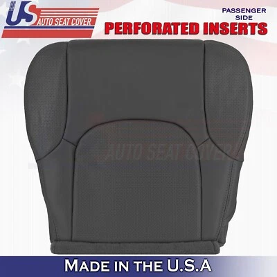 Кожаный чехол на сиденье переднего пассажира для Nissan Frontier 2005–2021 годов выпуска черный - Изображение 1 из 4