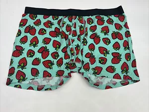 MeUndies Men's Boxer Brief Underwear STRAWBERRIES size 3XL NWT - Picture 1 of 2