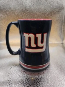NFL NY Giants 14oz Ceramic 3D Embossed Sculpted Coffee Mug By Boelter Brands - Picture 1 of 6
