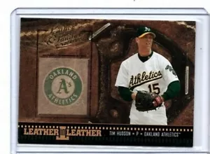 2004 Donruss Leather & Lumber in 495/2499 Tim Hudson #LEL-40 - Picture 1 of 2