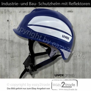 Schutzhelm Industrie- Bau Arbeits- Helm Reflektoren PSA Schutzausrüstung EN 397 - Bild 1 von 8