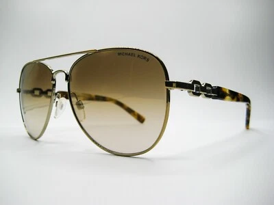 Nuevo Auténtico Michael Kors Fiji MK1003 10046E 58mm Dorado/Marrón Degradado Foto 1 de 4