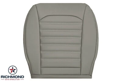 2019 Ford Fusion SEL SE S-Driver Side Bottom GENUINE Leather Seat Cover, Lt Gray - Image 1 of 4