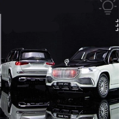 1:24 Maybach GLS GLS600 Alloy Luxy Car Model Diecasts Metal Toy Vehicle Toy Gift - Image 1 of 4