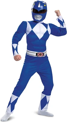 Disfraz de Ranger Azul Power Rangers para niño Foto 1 de 4