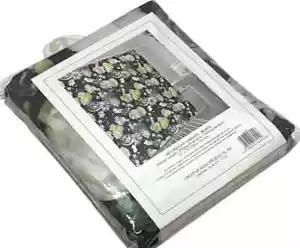 Creative Bath Moonlight Garden Fabric Shower Curtain 72" x 72" Black - Picture 1 of 5