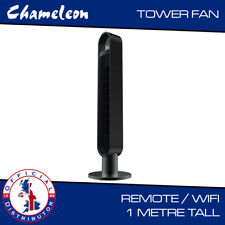 Tower Fan 100cm Blows COLD AIR Floor Free Standing Digital Osc Remote Wifi Alexa