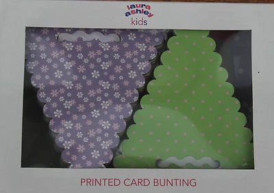 LAURA ASHLEY NIÑOS... TARJETA IMPRESA BUNTING - ¡EN CAJA Y PERFECTA!  Foto 1 de 2