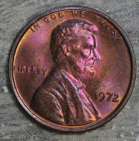 Nicely Toned Uncirculated 1972 Doubled Die Lincoln Cent!  FS-103! Cover