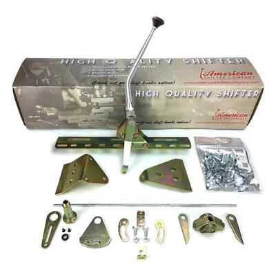 Side Shift Transmission Shifter Kit w/ 12 Chrome Arm for Ford AOD IN STOCK READY - Image 1 of 4