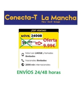Tarjeta Prepago Masmovil con 240 Gb + llamadas ilimitadas OFERTA limitada - Imagen 1 de 2