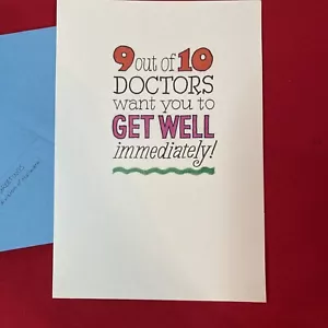 Hallmark get well cards Shoebox Greetings 12 cards. 6 still sealed in plastic - Picture 1 of 7