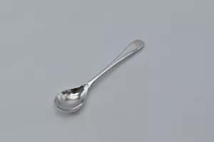 Vintage Sterling Silver Salt Spoon Birmingham 1973 - Picture 1 of 3