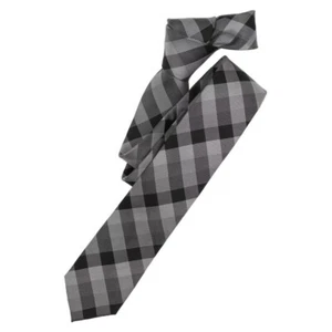 Venti Herren Slim Krawatte grau kariert 193161100 750 - Picture 1 of 3