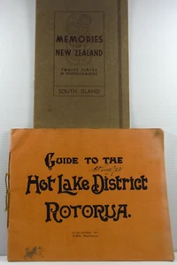Guide to The Hot Lake District Rotorua Memories of New Zealand old booklets PB's - Picture 1 of 24
