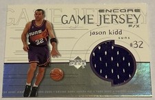 1999/2000 Upper Deck Encore Game Jersey Jason Kidd SSP Jersey Suns