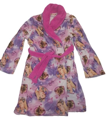 Nickelodeon JoJo Siwa Niña Rosa Vellón Bata Felpa Cinturón Prendas para dormir Talla L W001 Foto 1 de 4