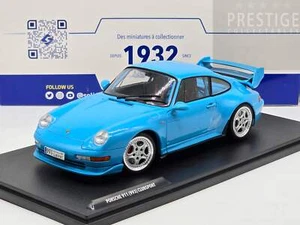 Solido 1997 Porsche 911 (993) Clubsport Coupe Rivera Blue 1:18 Scale - New - Picture 1 of 13
