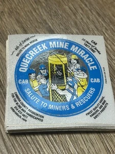 Vintage Quecreek Mine Miracle Sticker - 4th Of Series - Rare - Picture 1 of 2