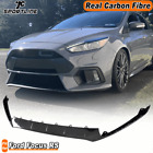 For Ford Focus RS Hatchback 16-18 Carbon Fiber Front Bumper Lip Spoiler Splitter