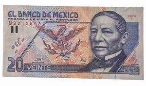 Messico: 20 Nuevos Pesos 10/12/1992 (Pick#100) cod. interno 830 - Imagen 1 de 2