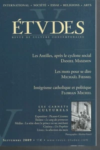 REVUE ETUDES Septembre 2009. D008 - Imagen 1 de 1