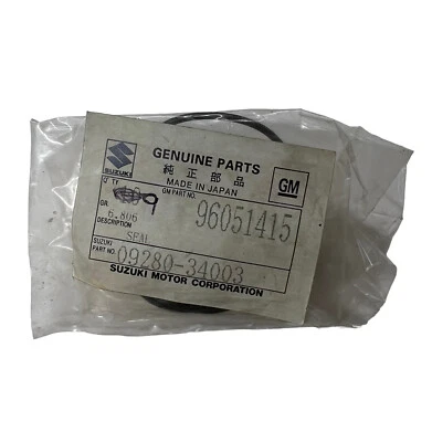 Suzuki GM 09280-34003 Anillo O Sello Rack y Piñón Engranaje de Dirección 96051415 Lote de 9 Foto 1 de 4