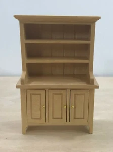 Miniature Wood Kitchen Hutch - Unfinished - Bild 1 von 3