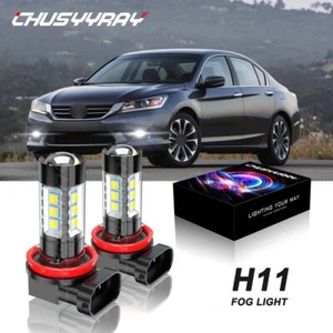 For 2013 2014 2015 Honda Accord 6000K LED Fog Light Bulbs Kit H11 2pc Bright - Bild 1 von 10