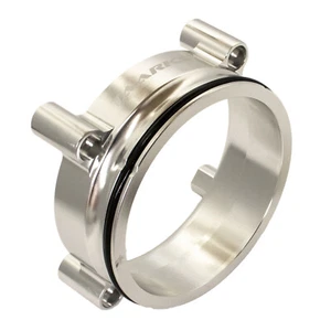 Silver Throttle Body Clamp Adapter Bosch 82mm to 3.5" TAARKS, Plazmaman, Pegasus - Picture 1 of 3