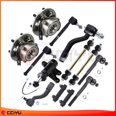 13Pieces Front Steering Tie Rod End Sway Bar End Link For 1995 Chevrolet K2500 - Image 1 of 4