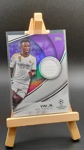 Vini JR. Real Madrid Numbered /299 Match-Worn Memorabilia Football Card ToppsUCC - Picture 1 of 2