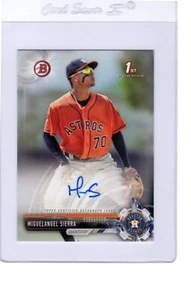 2017 Bowman Retail Prospect Miguelangel Sierra #PA-MS Rookie RC Auto - Picture 1 of 1