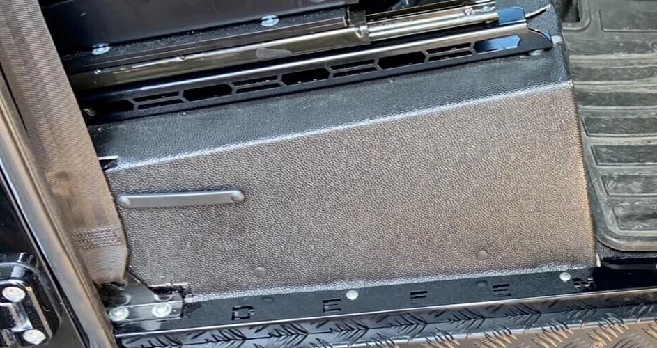 Stainless Seat Riser Rails Extended Legroom 3mm SS Fits LAND ROVER DEFENDER - Image 1 of 2