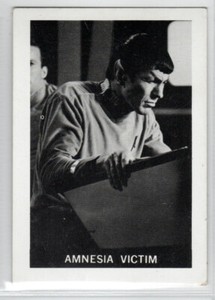 STAR TREK 1967 LEAF THE ORIGINAL SERIES VINTAGE #38 AMNESIA VICTIM VERY GOOD