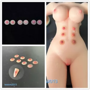 1:6 Nipple Stickers Breast Chest Patches Props For 12" Female PH TBL Figure Body - Picture 1 of 50