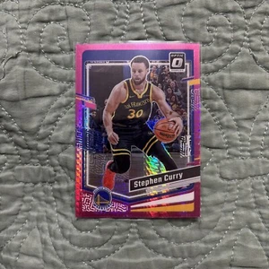 2023-24 Panini Donruss Optic - Pink Hyper Prizm #198 Stephen Curry - Picture 1 of 2