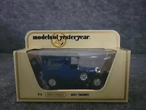 Matchbox Models of Yesteryear 1927 TALBOT CHOCOLAT MENIER - Picture 1 of 4