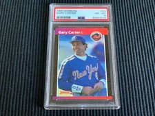 1989 DONRUSS #53 GARY CARTER  *BASE PSA 8 NM-MINT*  NEW YORK METS