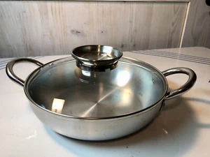 Pensofal 9364 Glasdeckel mit Edelstahl Aromaknopf, 9,5" mit 2 Griff Pfanne - Bild 1 von 13