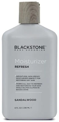 Blackstone Men's Grooming Refresh Moisturizer Sandalwood Dry Rehydrate Skin 8oz - Image 1 of 3