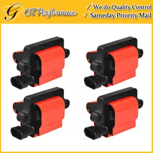 Performance Ignition Coil 4PCS Cadillac Chevrolet GMC Isuzu 4.8/5.3/6.0/8.1L V8 - Picture 1 of 4