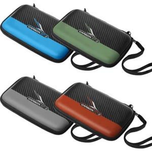 Carbon ST Pro 6 Darts Case by Harrows - Holds 2 Sets of Darts Fully Assembled - Picture 1 of 6