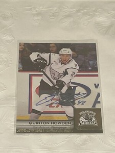 2014-15 Upper Deck AHL Autographs Gold Quinton Howden Auto San Antonio Rampage