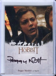 Hobbit Battle of the Five Armies Peggy Nesbitt as Tilda Autograph Card PN - Picture 1 of 2